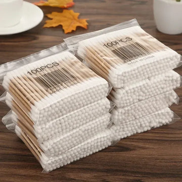 500 Pieces Double-ended Cotton Swabs, Baby Cotton Swabs