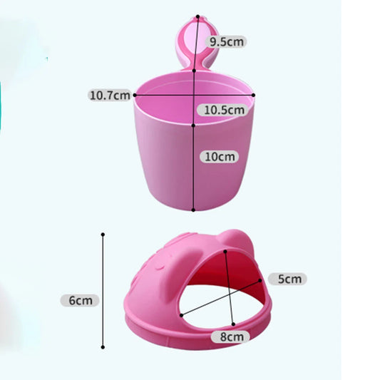 Cute Baby Bath Caps Toddle Shampoo Cup